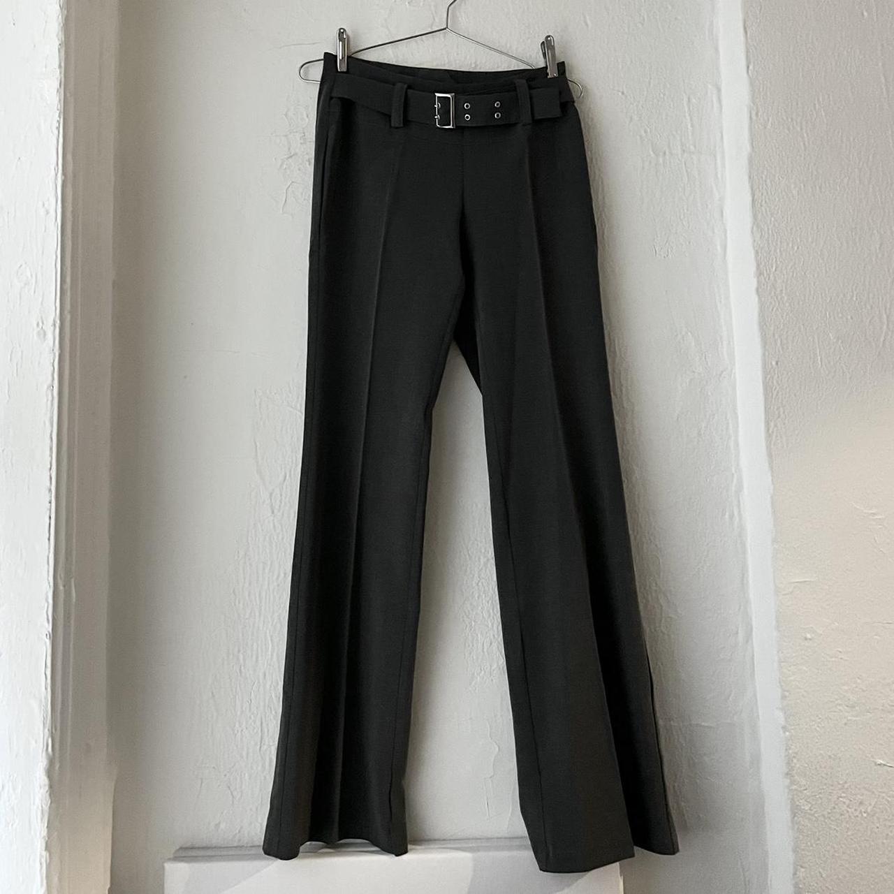 Morgan de Toi Belted Work Pants. Side zip closure.... - Depop