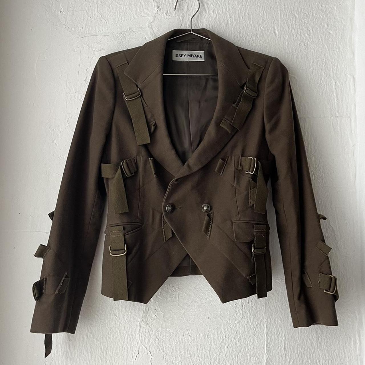 Issey Miyake Fitted Bondage Vintage Wool Blazer. | Depop