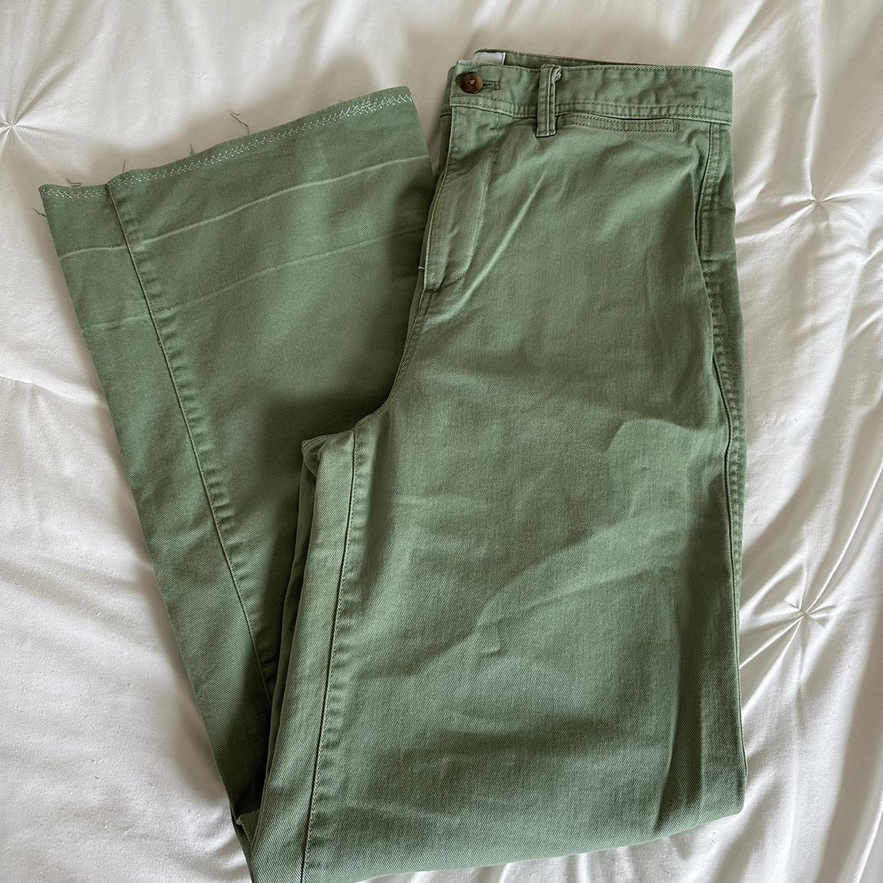 Gap Women's Green Jeans | Depop