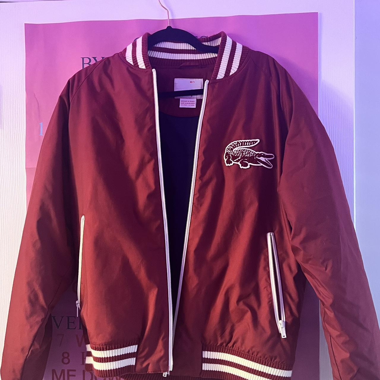 Lacoste Live Men's Red and White Jacket