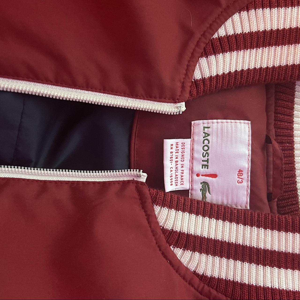 Lacoste Live Men's Red and White Jacket (4)