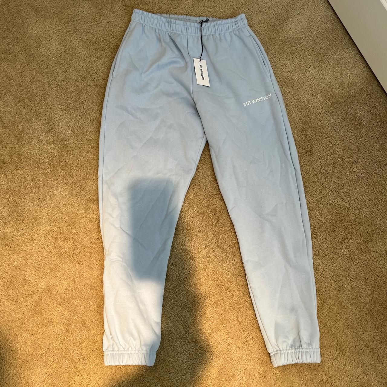 Mr Winston Women's Blue Joggers-tracksuits | Depop