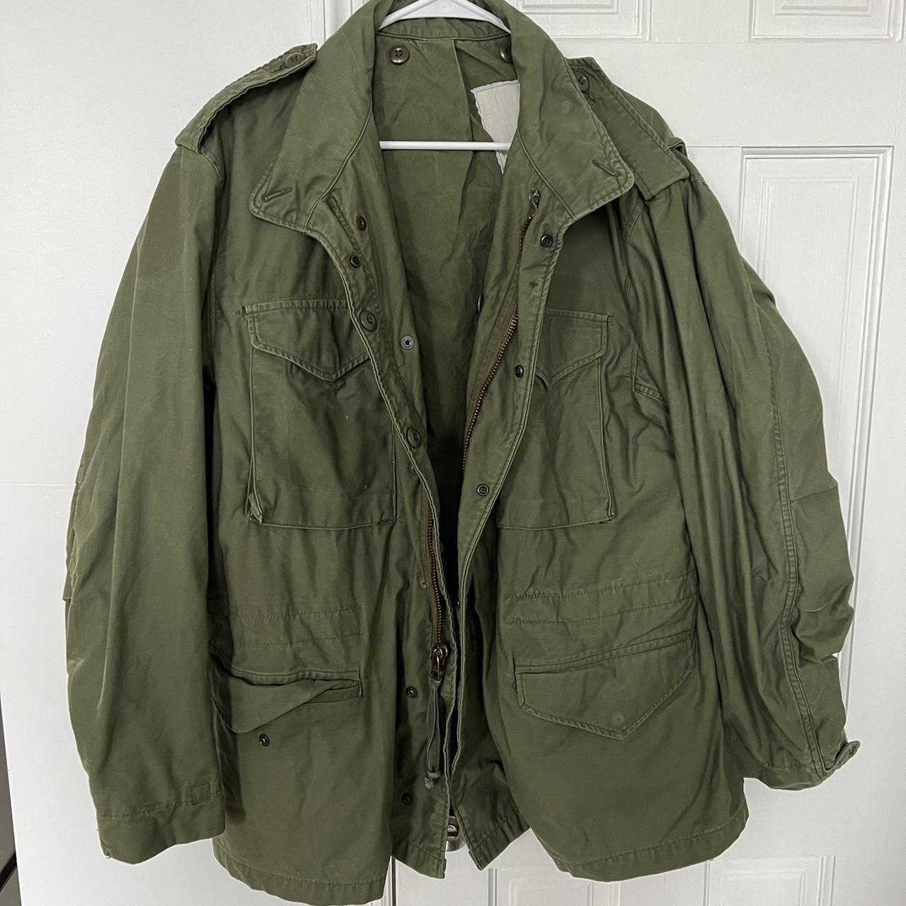 Vintage M65 Late 70s Military Heavyweight... - Depop