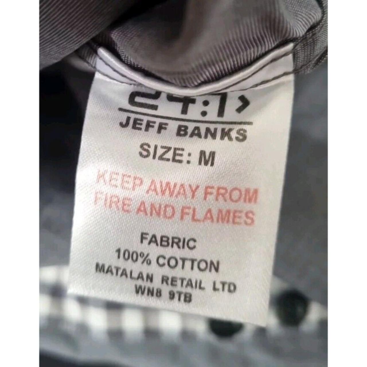 Matalan 24:7 Jeff Banks Shirt, Size Medium, Grey,