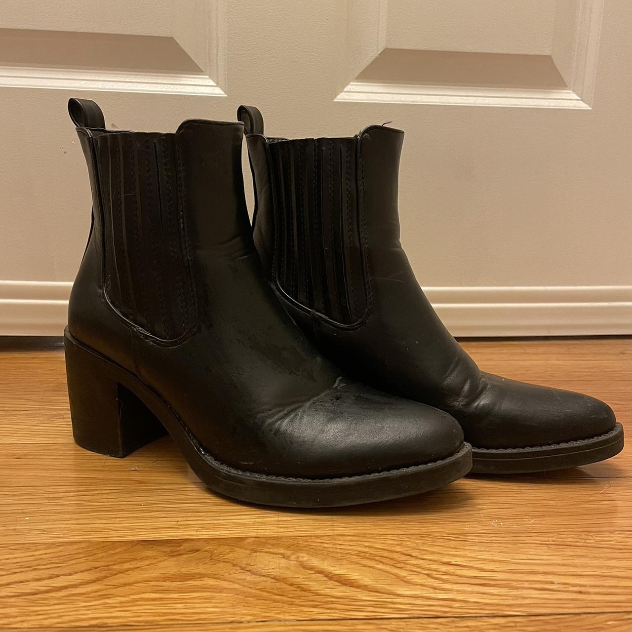 nasty gal patent boots