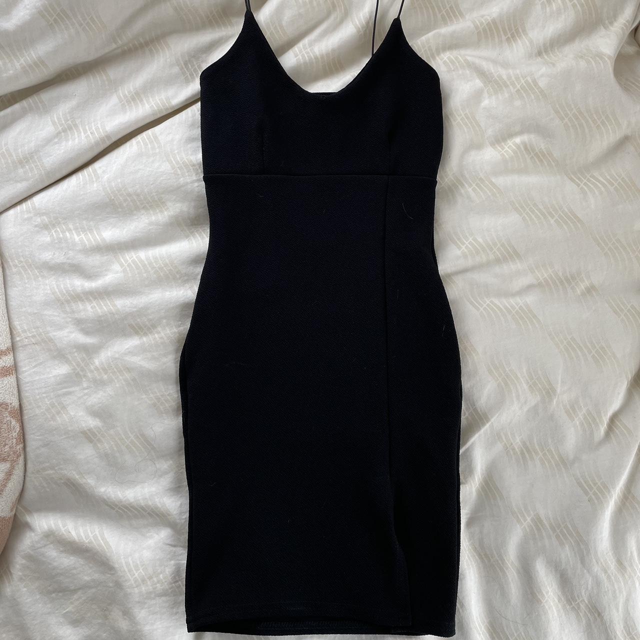 An XS Nasty Gal black, strappy mini dress! The... - Depop