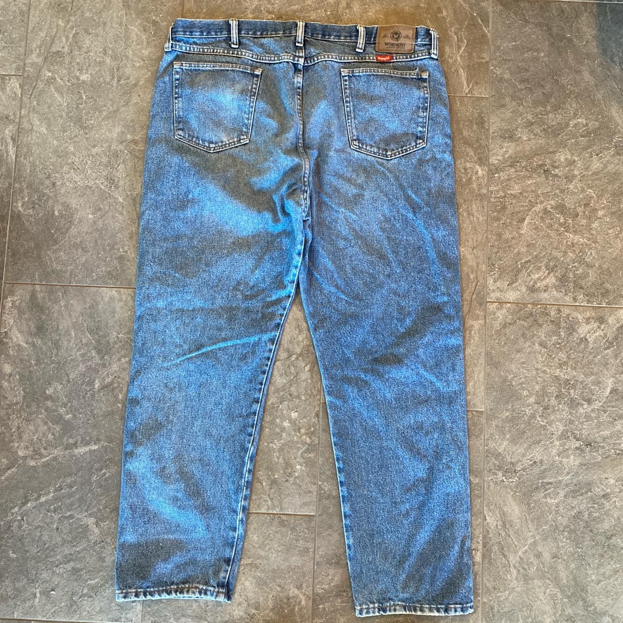 Wrangler regular fit zipper fly full rise denim... - Depop