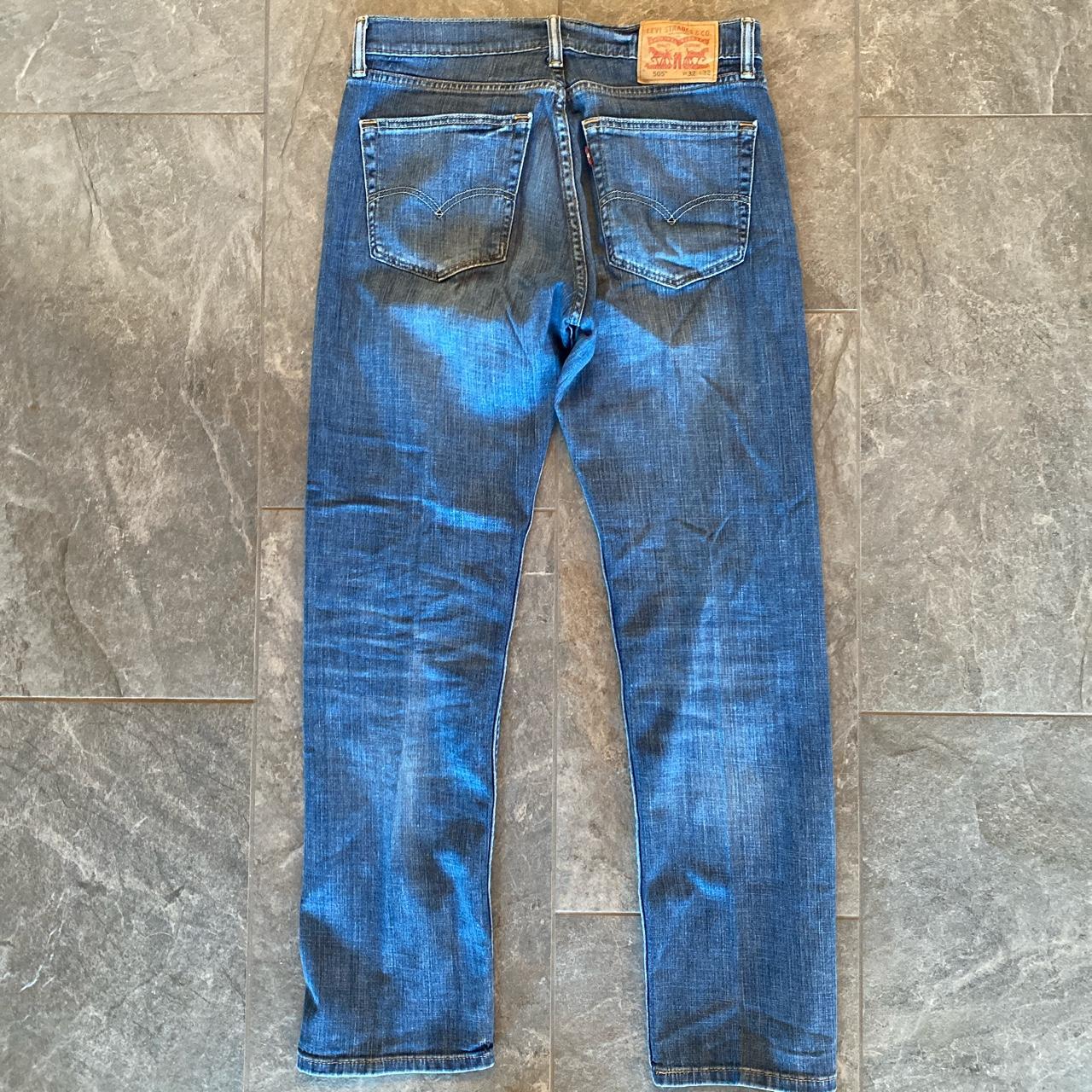 Levi 505’ jeans zipper fly regular fit size... - Depop