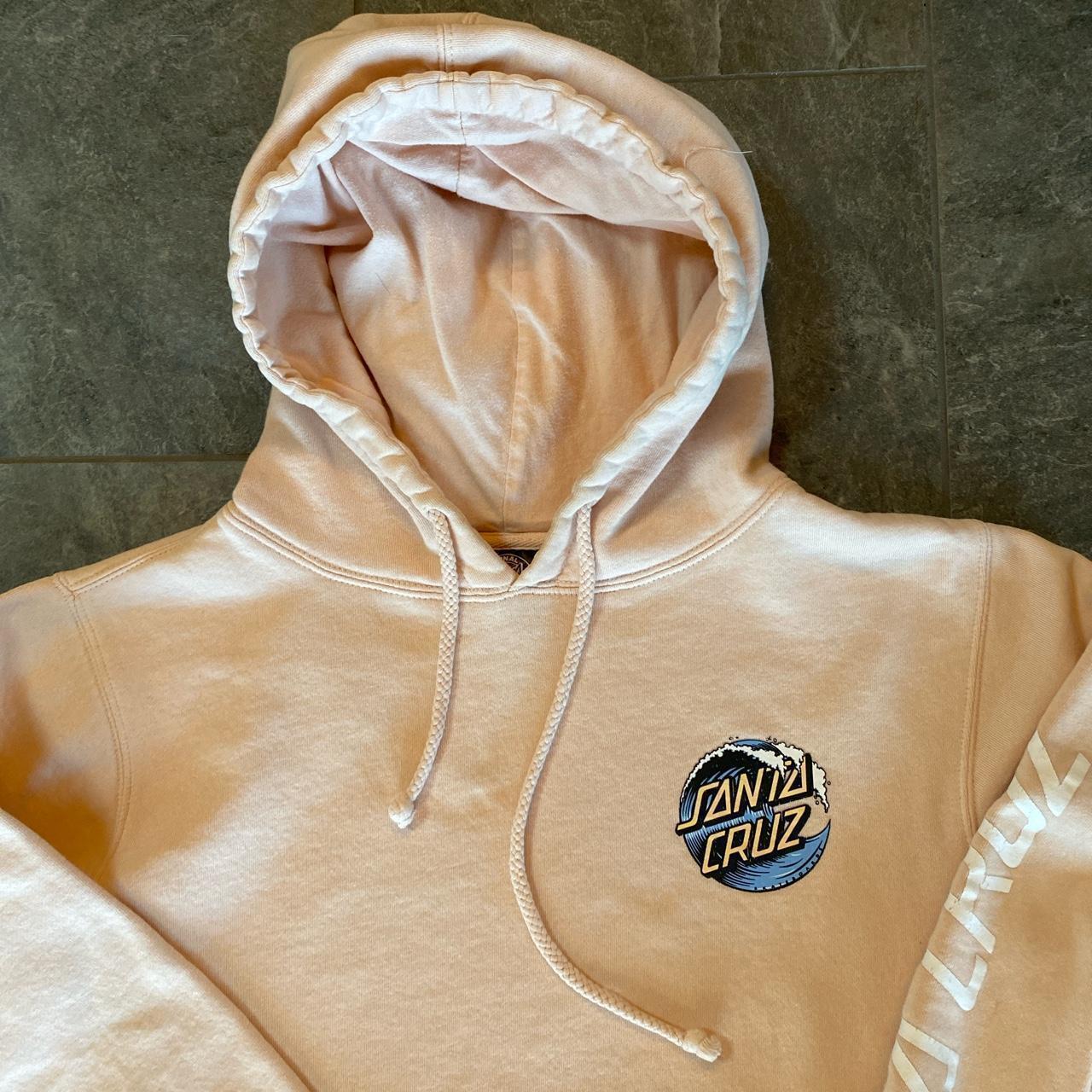 Santa Cruz Women's Pink Hoodie Depop