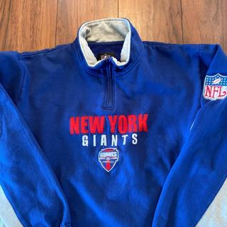 NFL New York Giants 1/4 zip fleece pullover - Depop