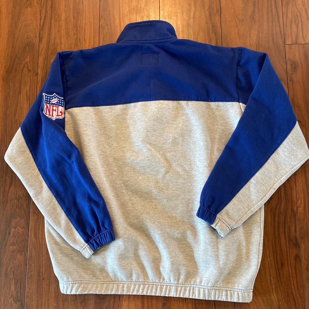 NFL New York Giants 1/4 zip fleece pullover - Depop