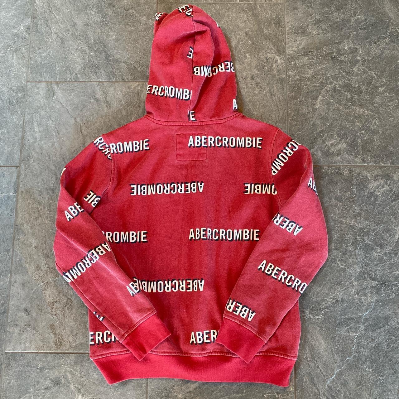 Abercrombie best sale red hoodie