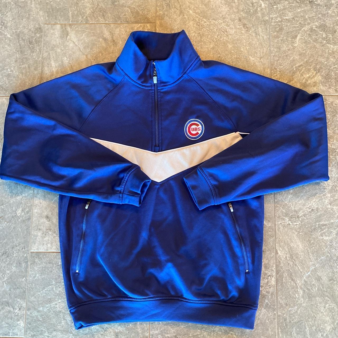 Vintage Chicago Cubs Quarter zip (Tagging Nike for - Depop