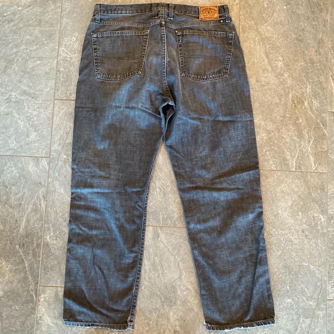 Lucky Brand Classic Straight faded black mens grunge - Depop