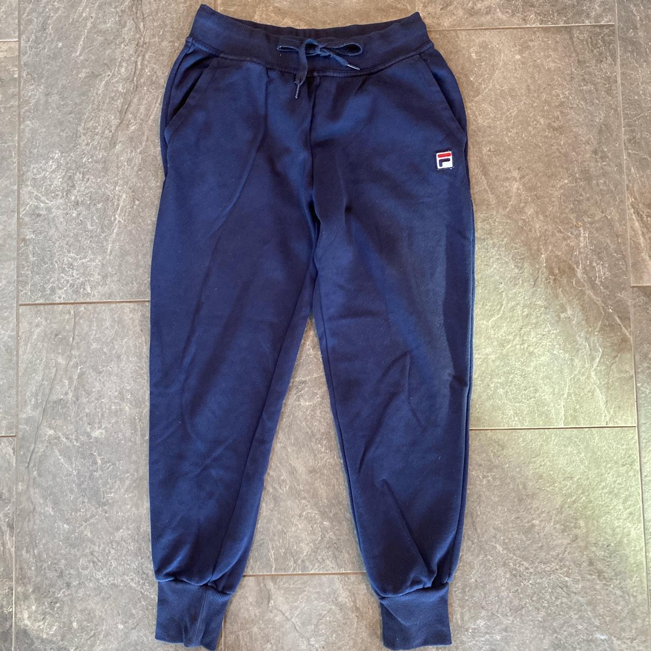 Fila men's sweatpants with drawstring sale waist