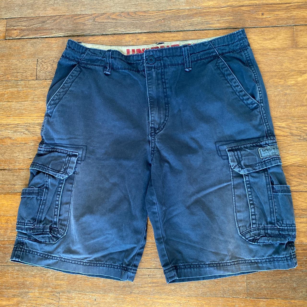 UnionBay faded navy blue cargo shorts size 36. No... - Depop