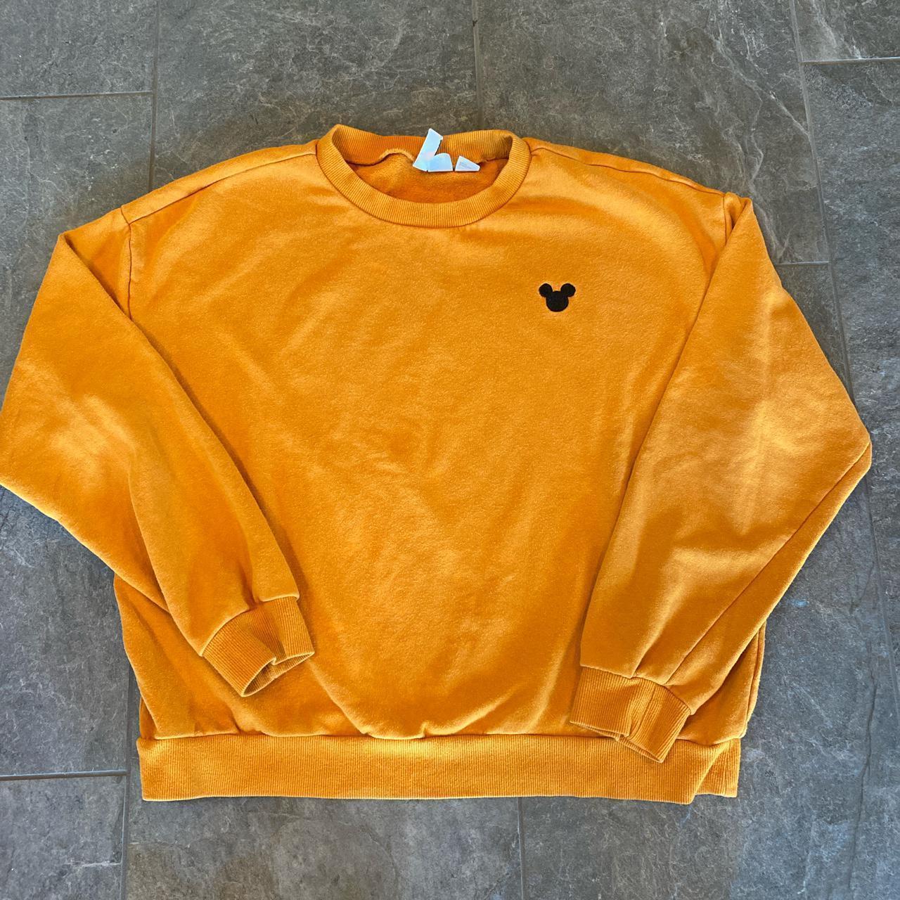 Disneyland 2025 yellow sweatshirt