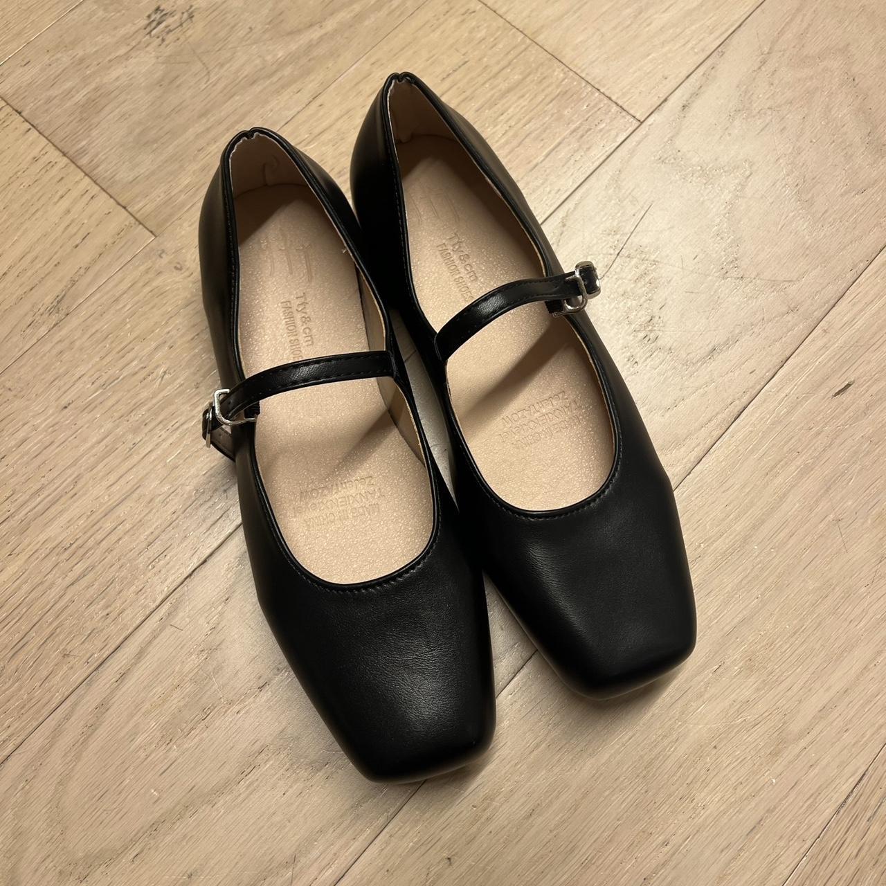 Repetto Paris Bronze Square Toe Ballet Flats - Depop