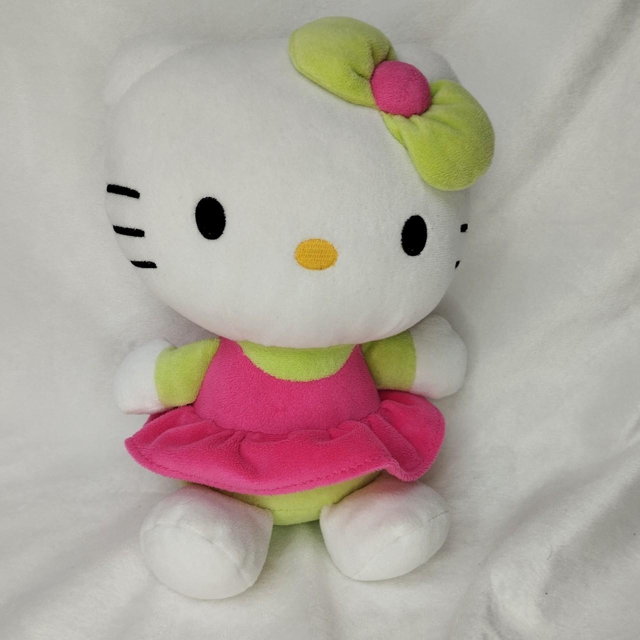 Pink and Green Hello Kitty Plush 11