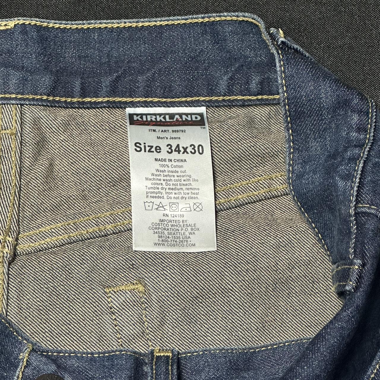 Kirkland Jeans Size 34x30, Bottom fits great