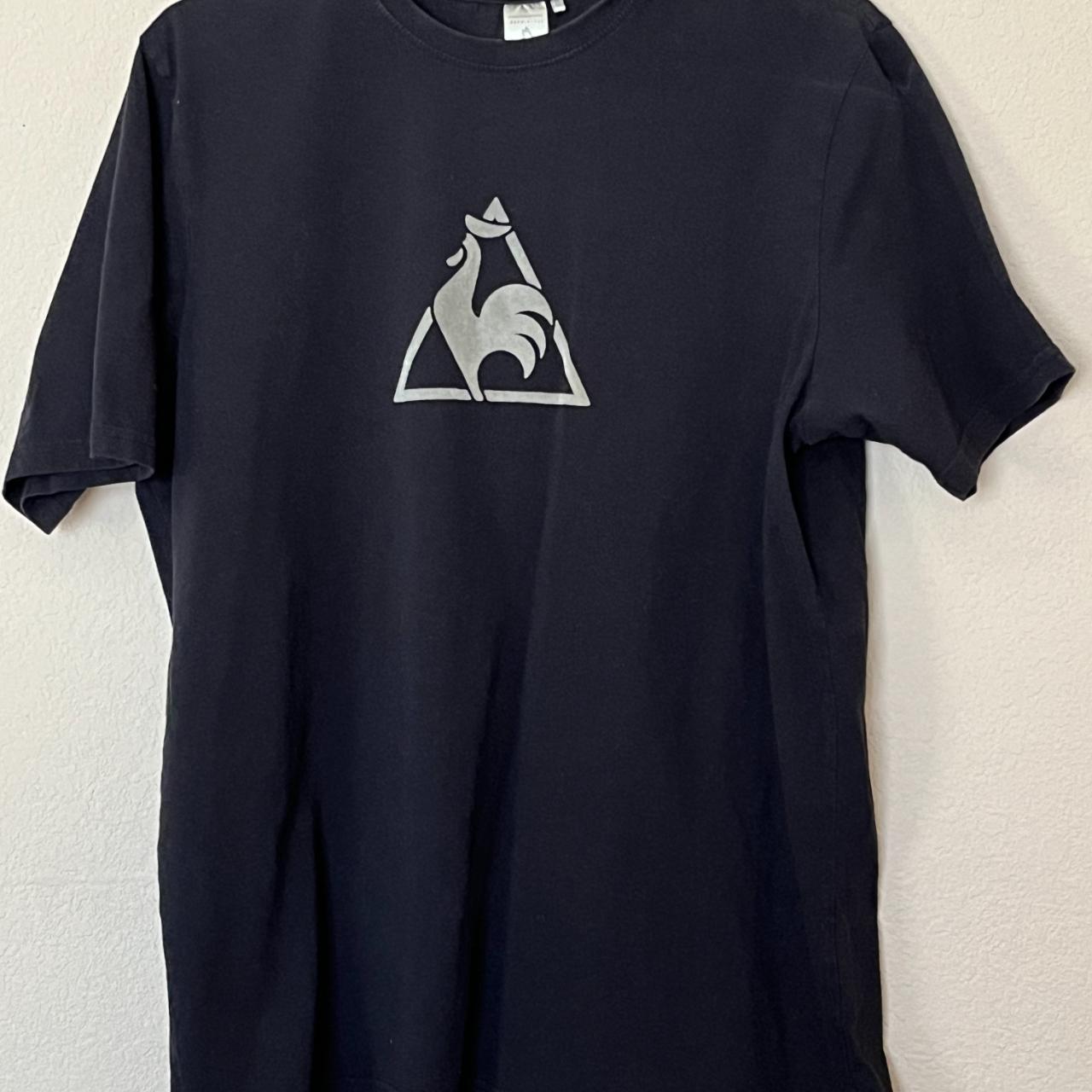 Le Coq Sportif Men's Black T-shirt | Depop