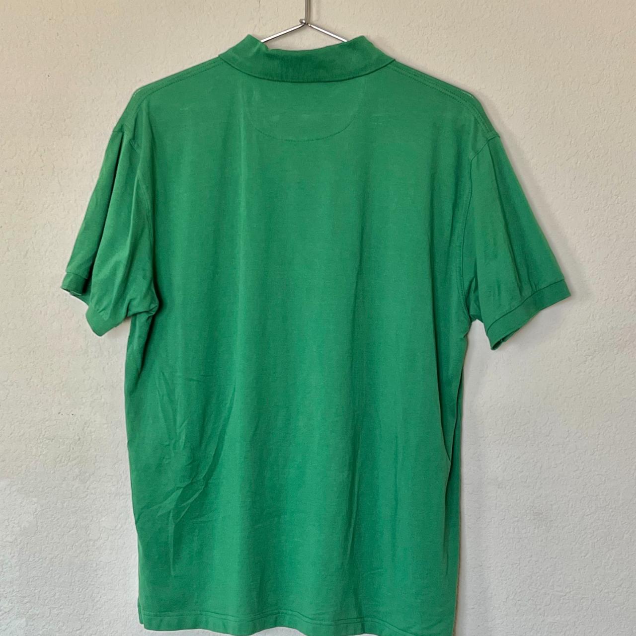 Harmont & Blaine Men's Green Polo-shirts | Depop