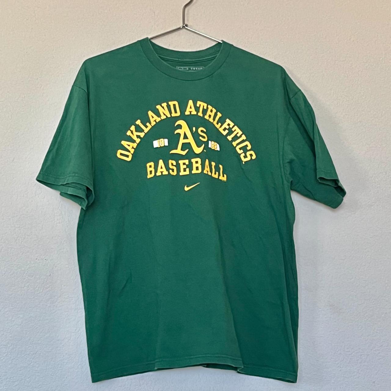 Oakland A's Nike Cooperstown Collection T-Shirt - Depop