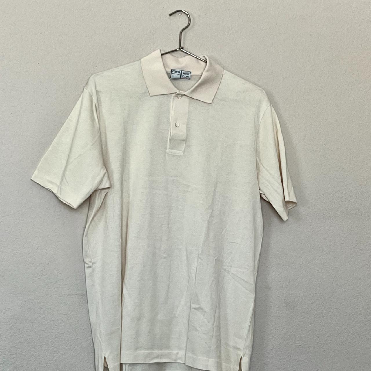 Fedeli Russo Capri polo shirt Cotton (light fabric,... - Depop