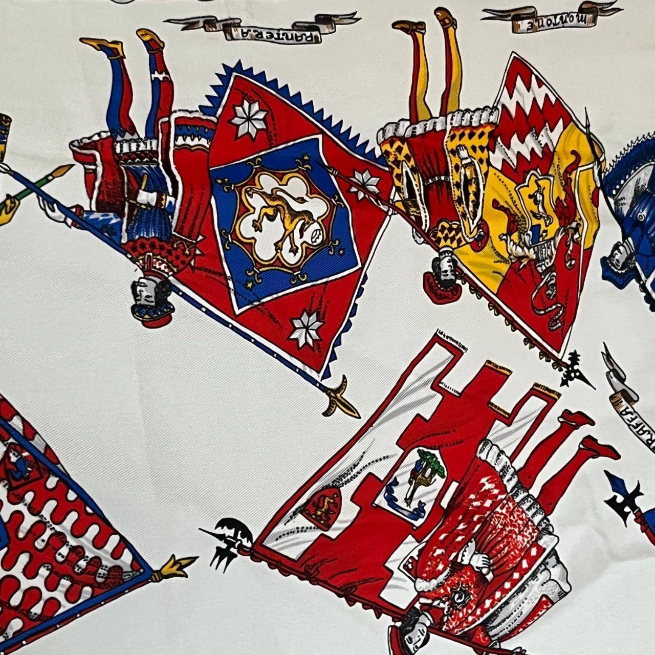 Il Palio di Siena horse race scarf/flag 100%... - Depop