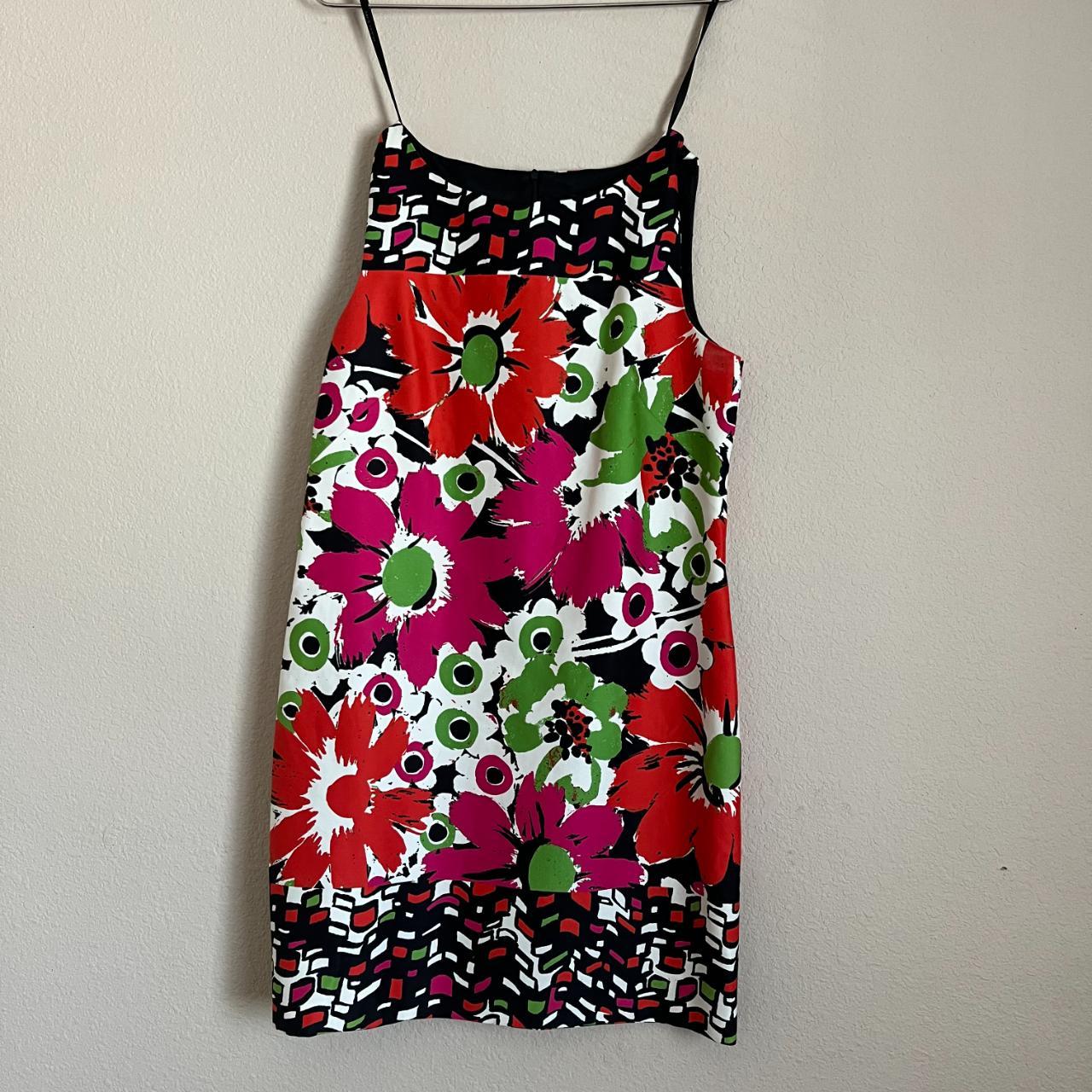 David Meister floral pattern dress Size 10, 34