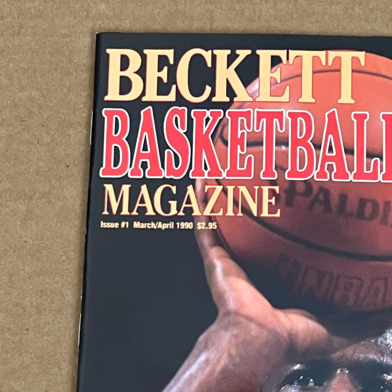 1990 Beckett Basketball magazine Issue 1 Michael... Depop