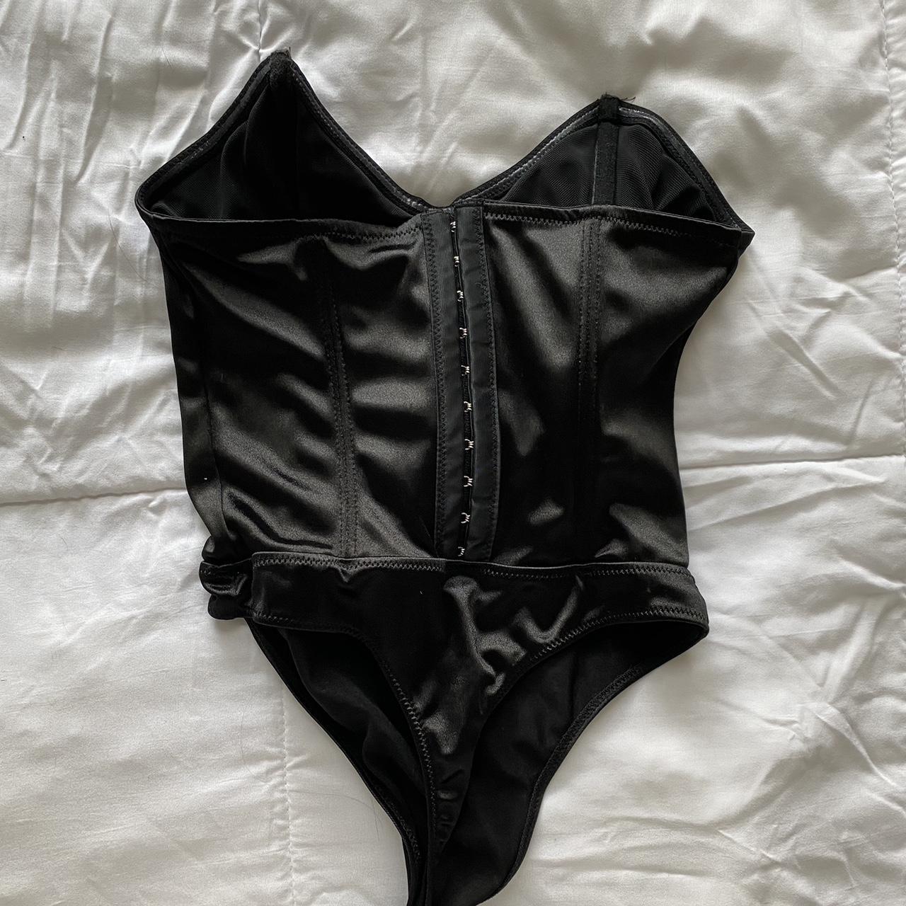 Forever 21 Women's Black Bodysuit Depop