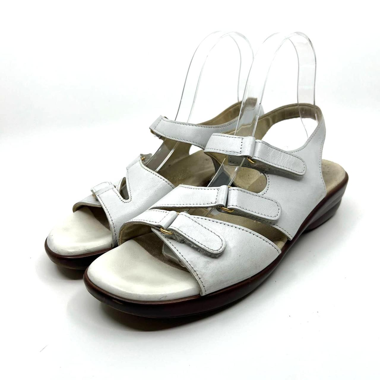 Sas white hot sale sandals