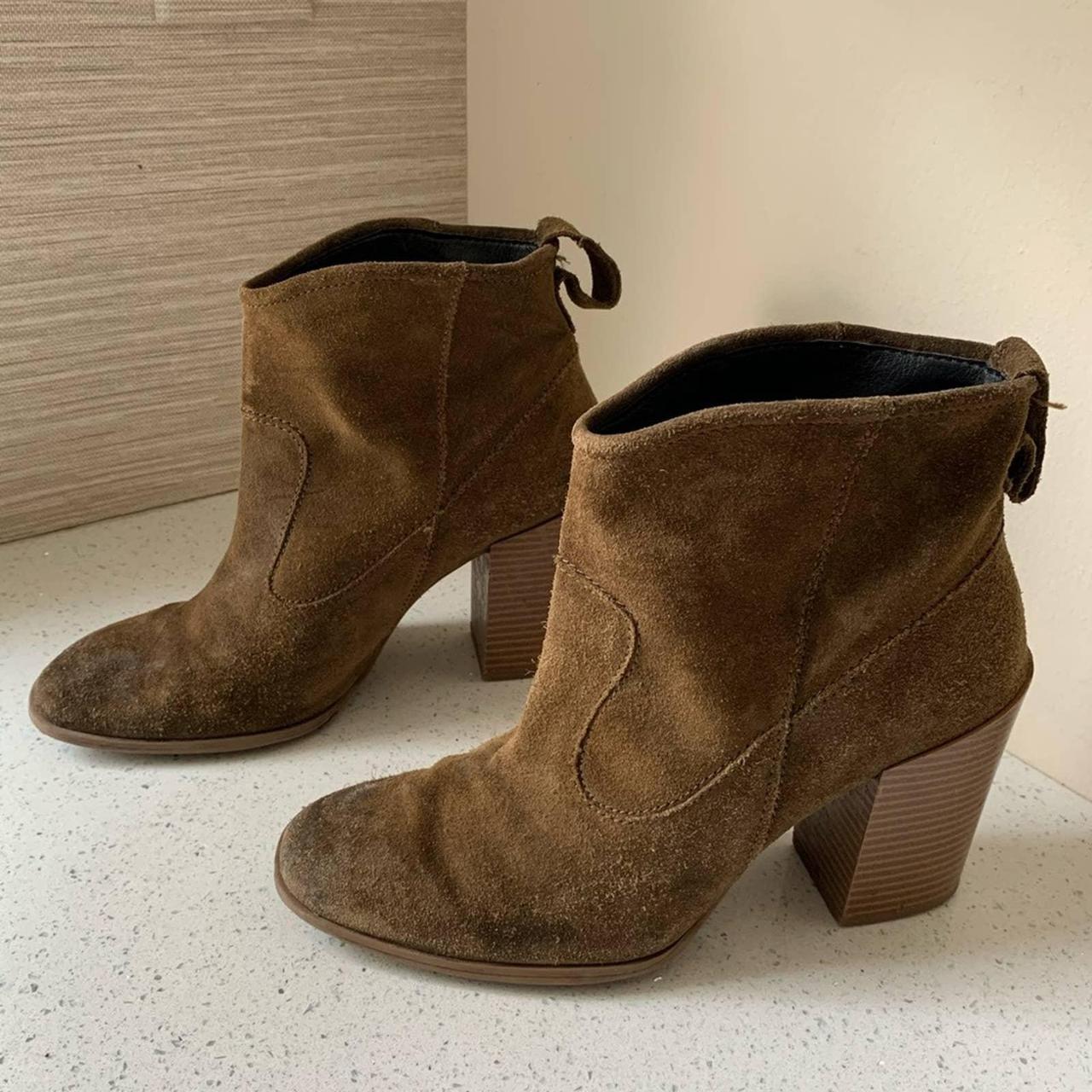 Zara tan ankle hot sale boots