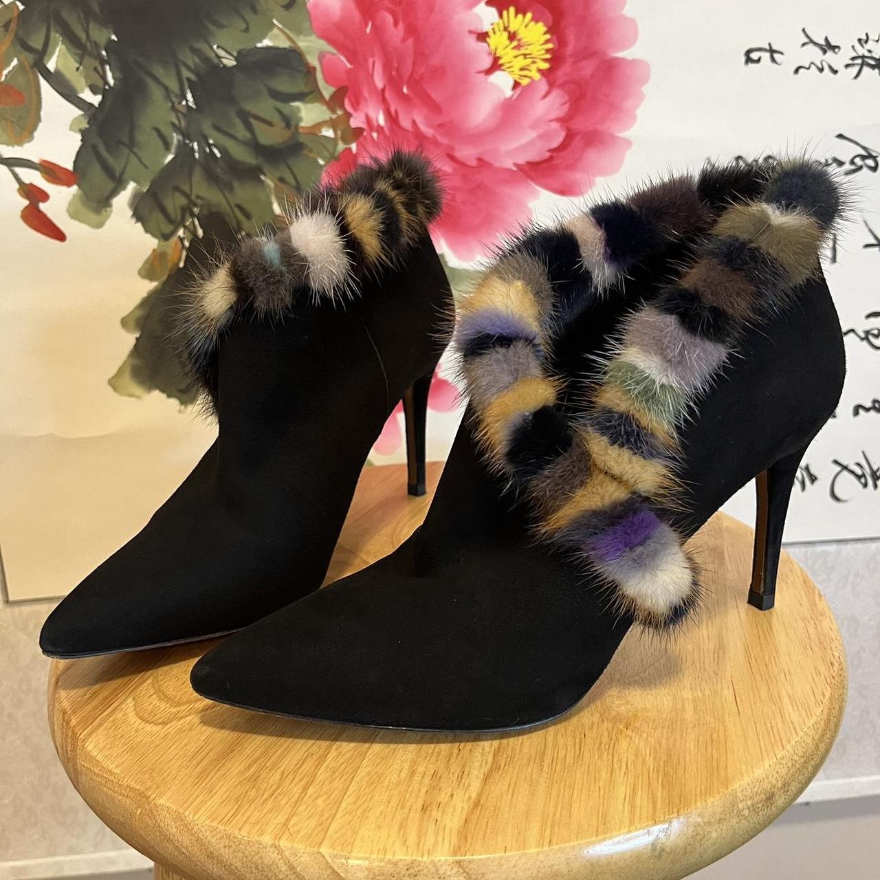 Donald pliner suede ankle booties sale