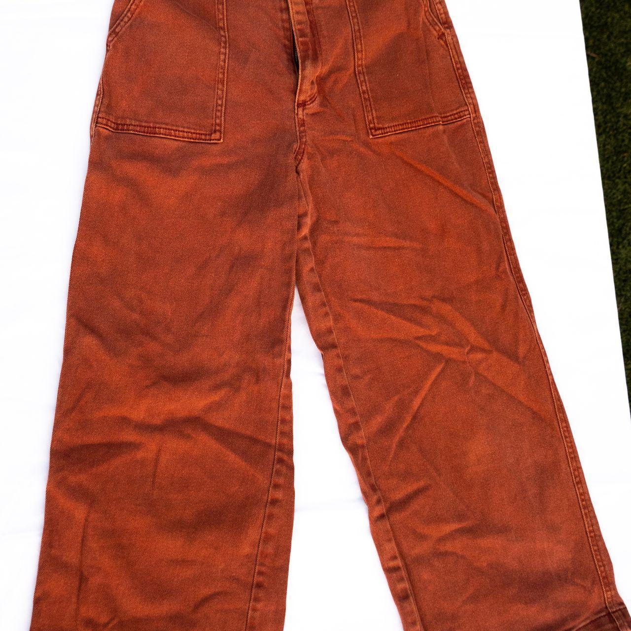 Universal Thread Women's Bootcut Pants - Orange/B… - image 1