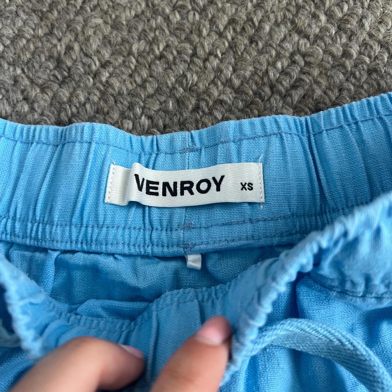 Venroy lounge skirt blue XS Worn once RRP... - Depop