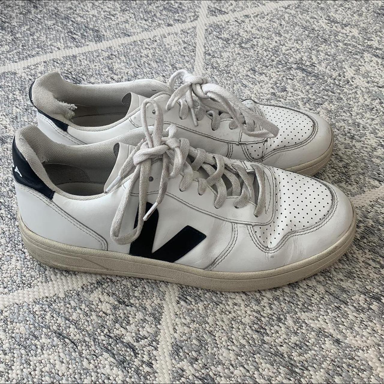 Veja V10 Sneakers Used conditions Scuffs and... Depop