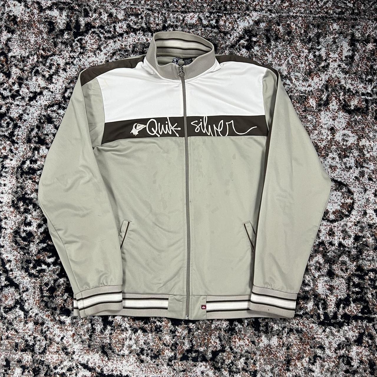 Silver on sale track jacket