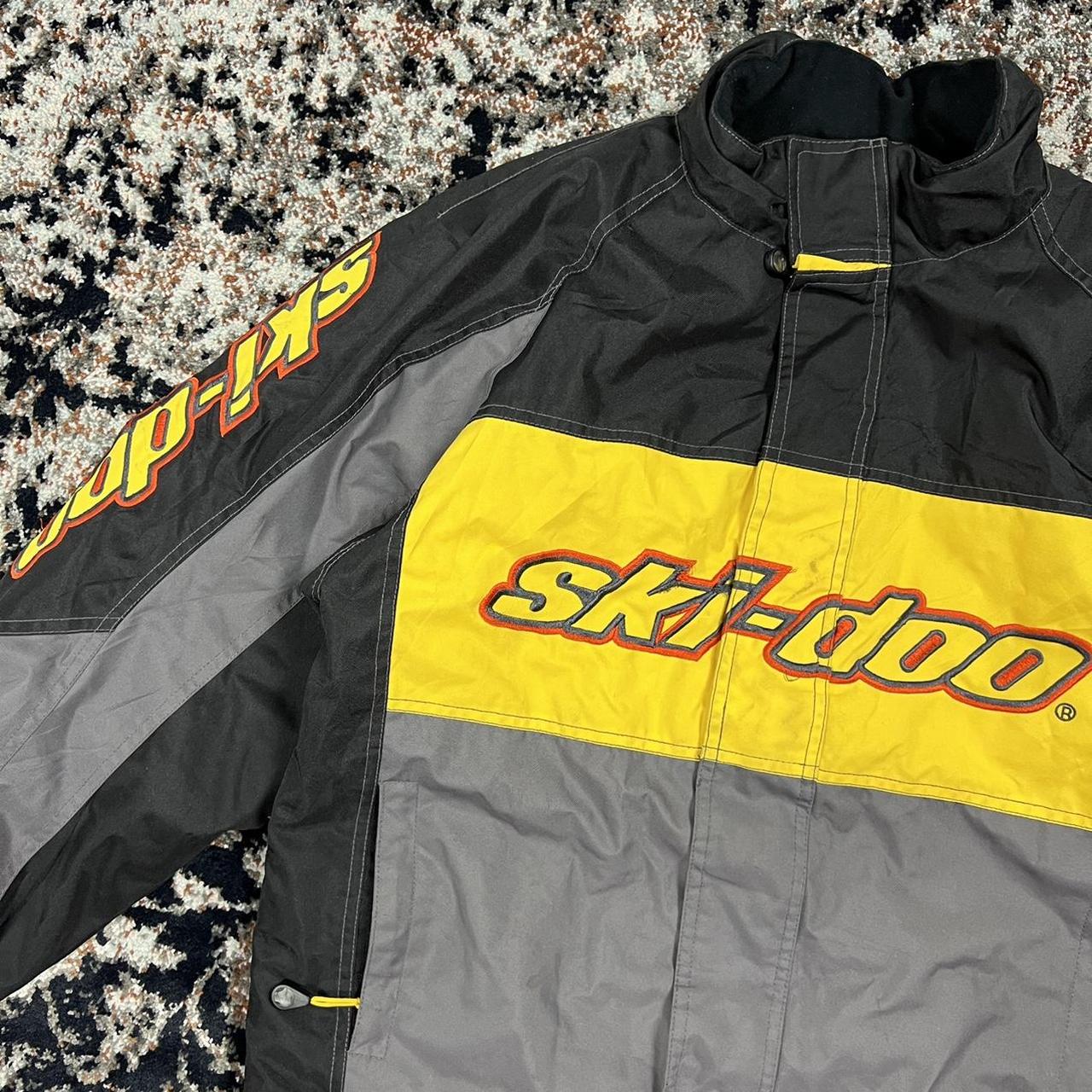 NASCAR Men's Yellow and Black Jacket | Depop