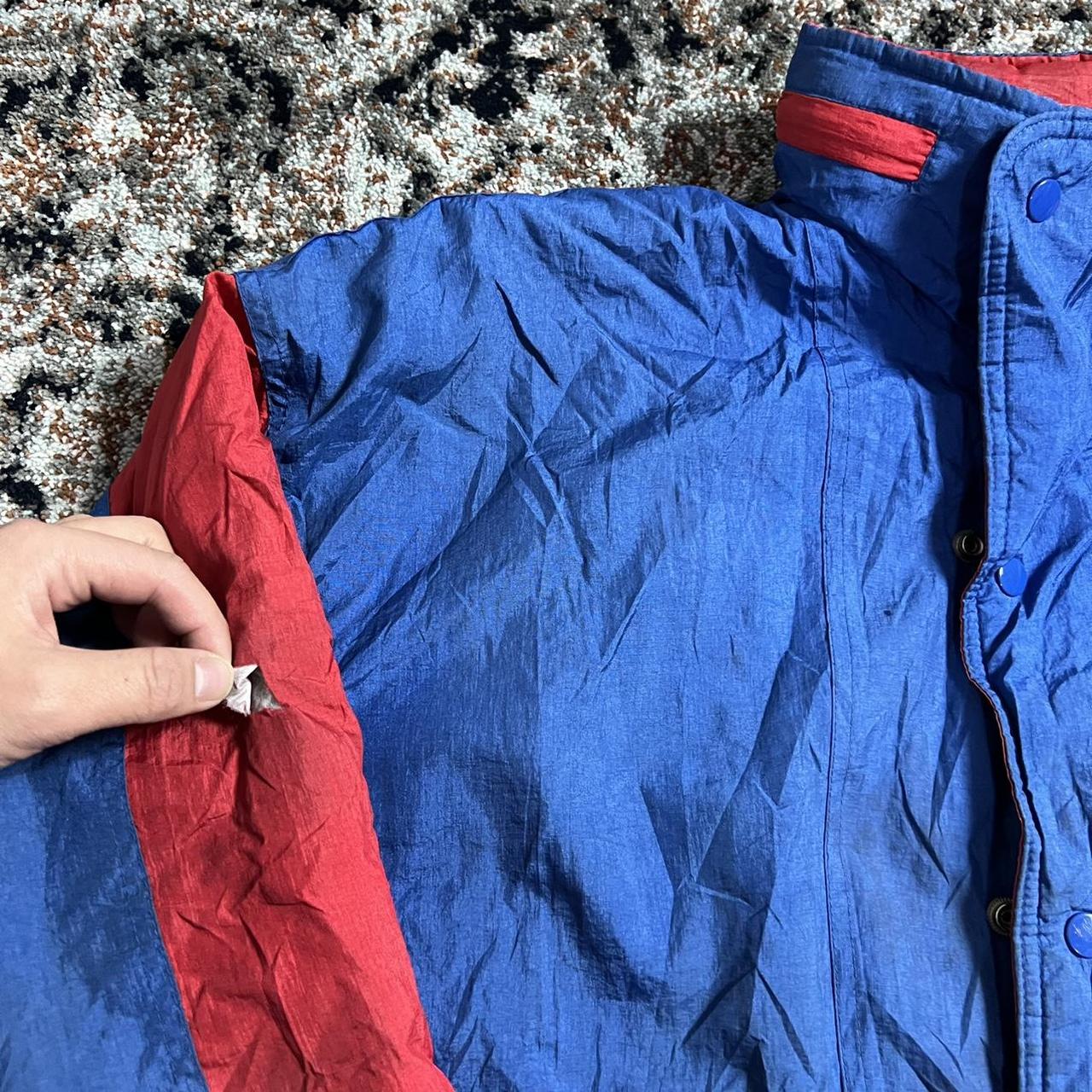 90s Vintage Starter Buffalo Bills Pullover Jacket - Depop