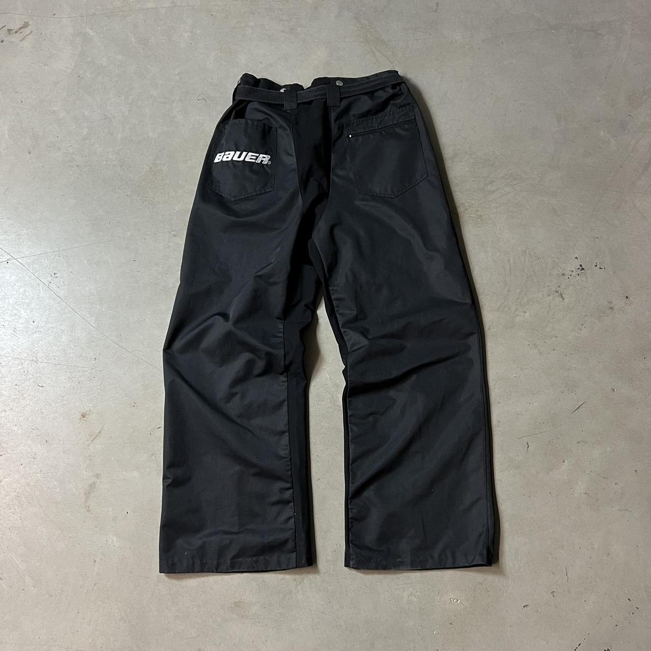 Eddie Bauer Men's Black and Grey Joggerstracksuits Depop
