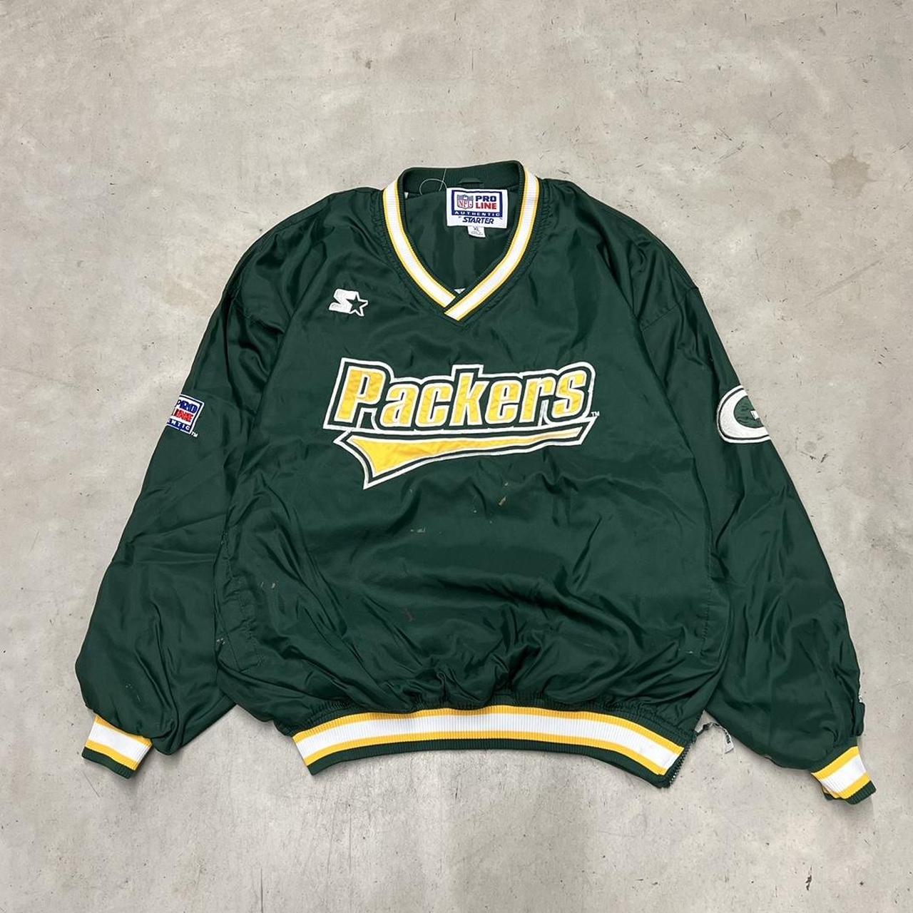 Green Bay Packers Pro Line Starter jacket Size - - Depop