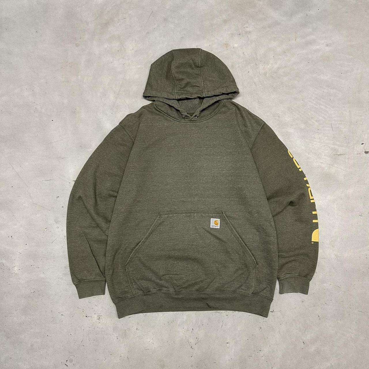 Carhartt hot sale olive hoodie