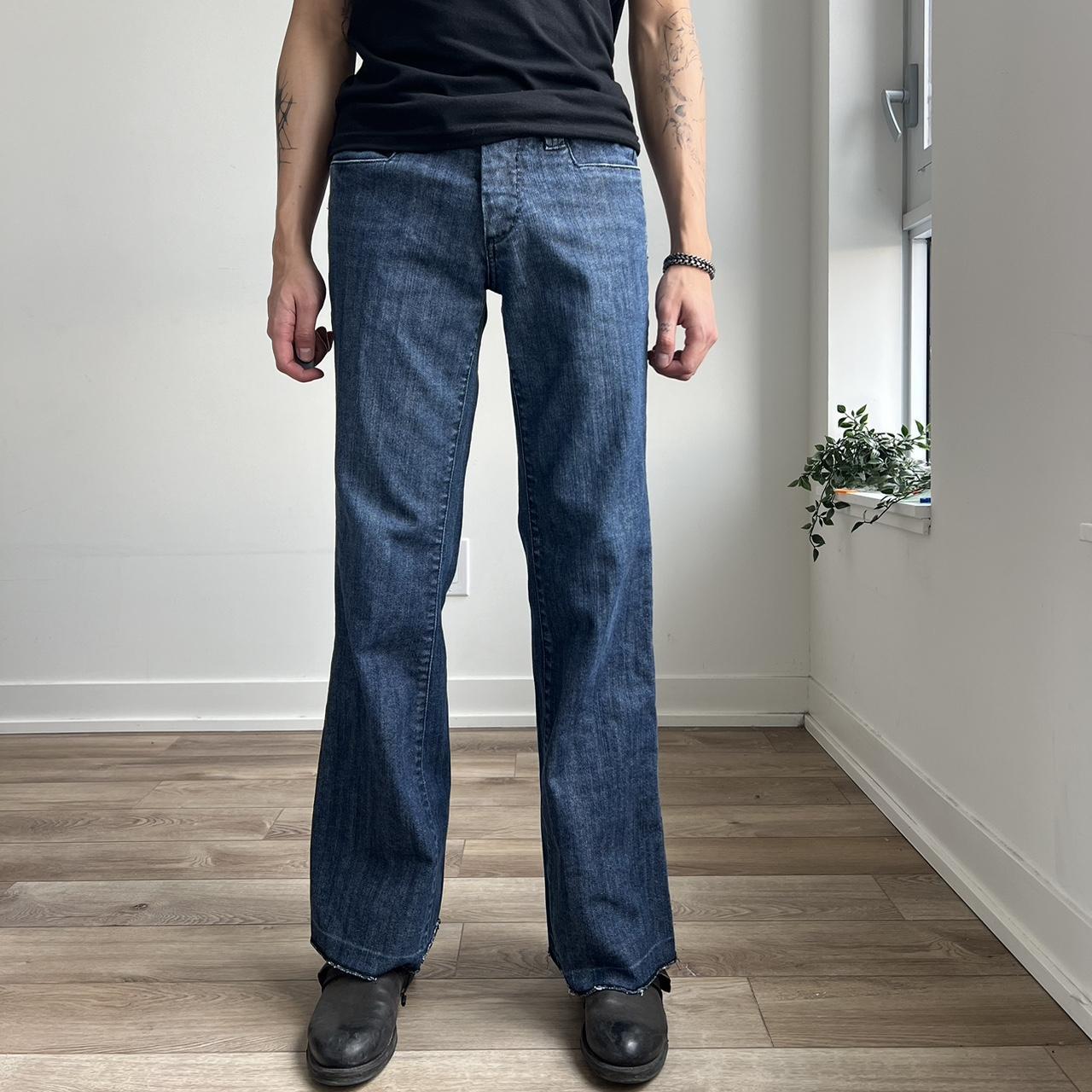 CYBER Y2K PARASUCO BOOT CUT JEANS ( See images to... - Depop