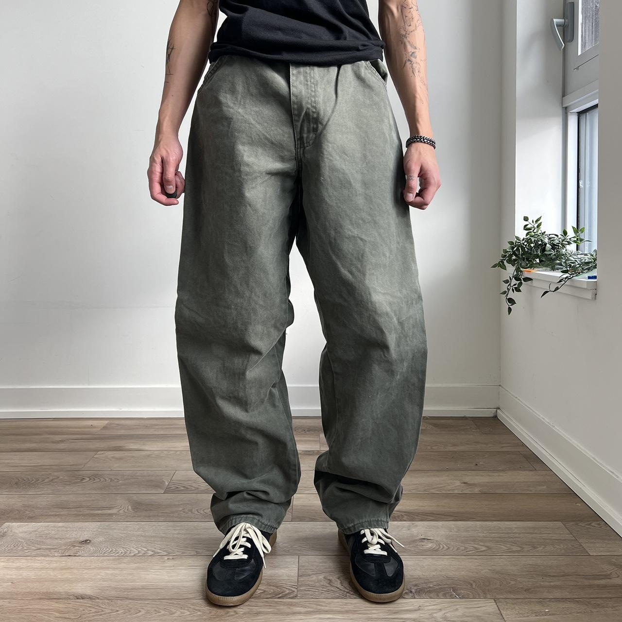VINTAGE Y2K WORKWEAR DICKIES BAGGY PANTS ( See... Depop