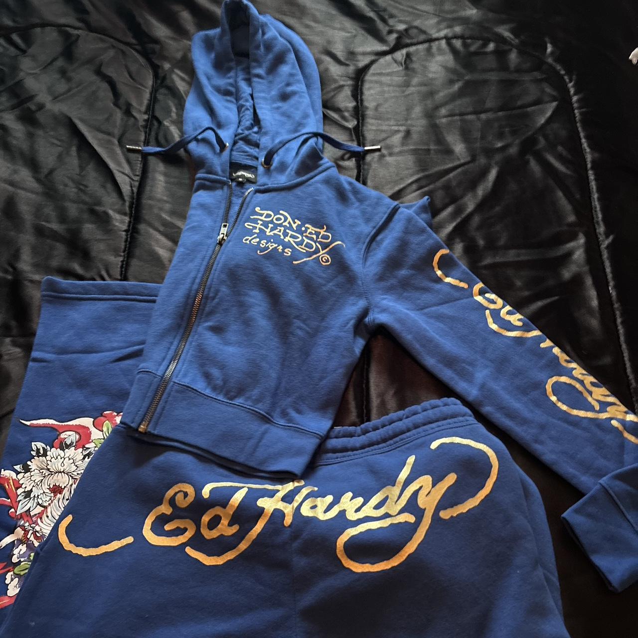 Ed hardy best sale tracksuit mens