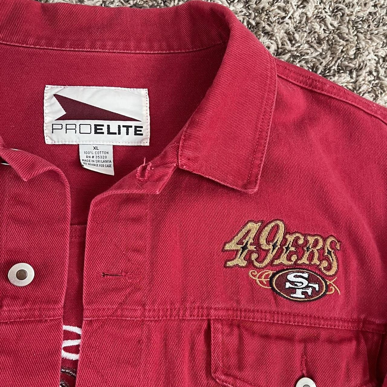 Vintage San Francisco 49ers chalkline jacket - Depop