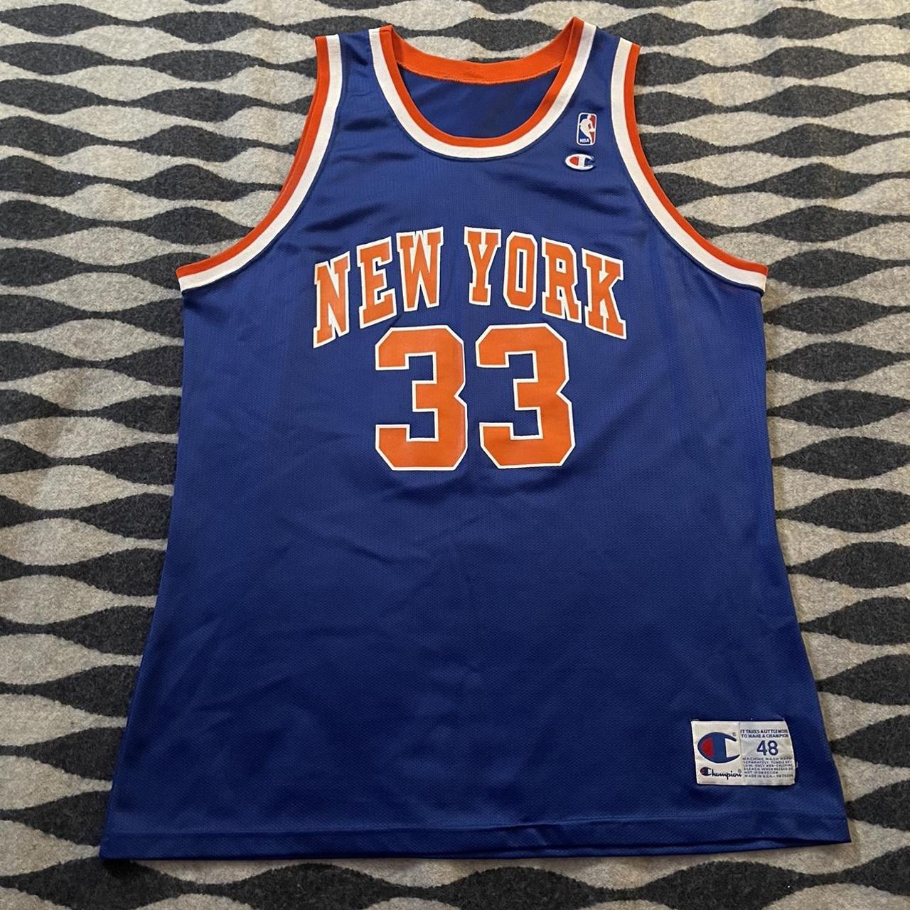 Vintage 90s Champion NBA New York Knicks Patrick... - Depop