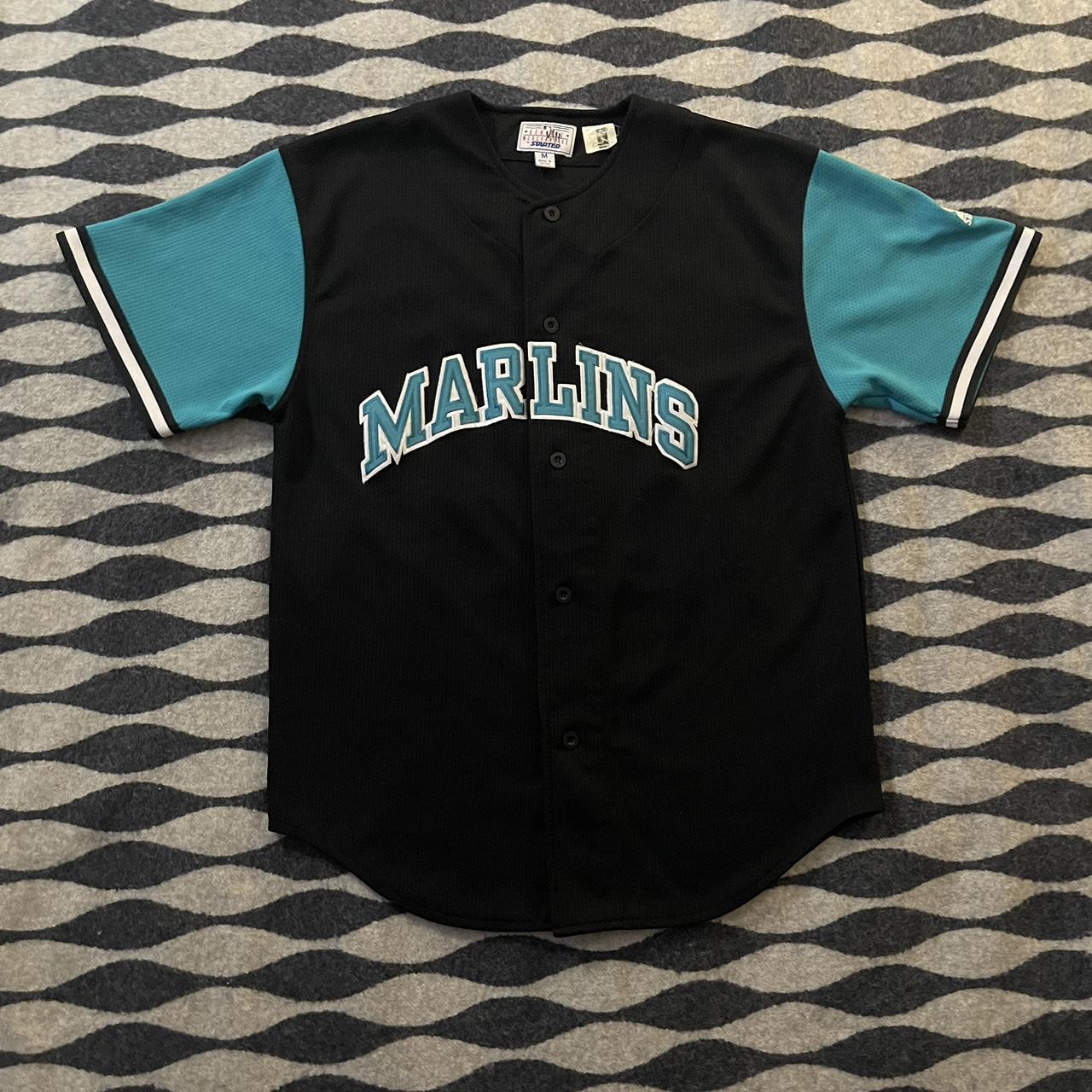 Vintage Florida Marlins Starter Jersey Sz Medium